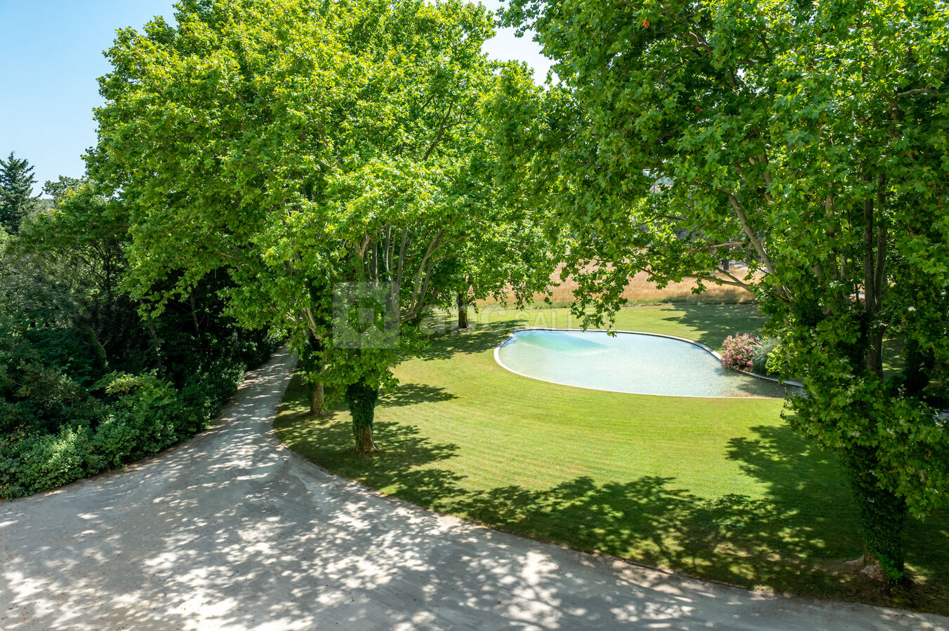 Le parc face au Château