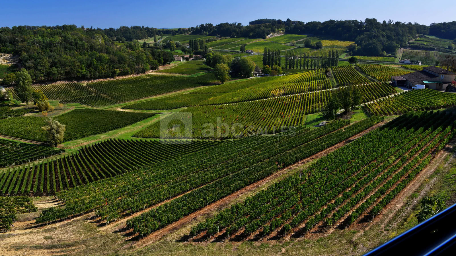 La vue depuis la salle de La Croizille