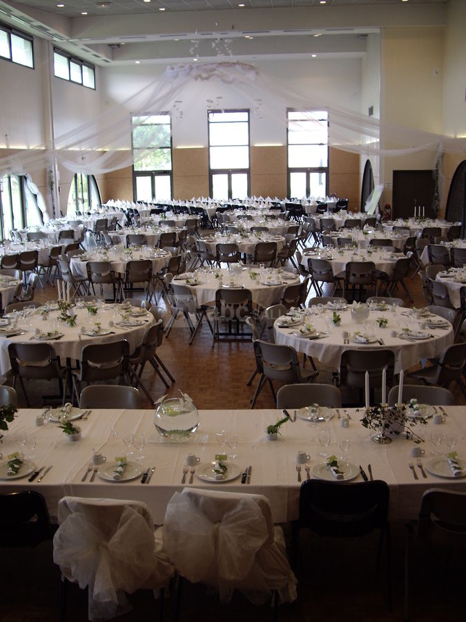 Mariage thème blanc/vert anis