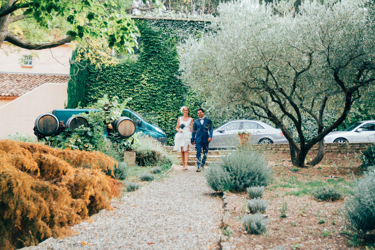 Cérémonie dans le jardin des sens