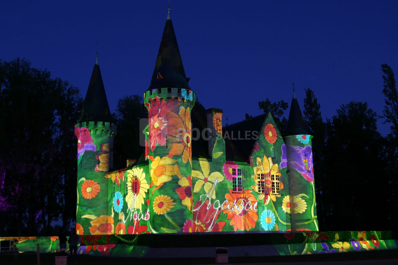 Lumières sur le château d'agassac