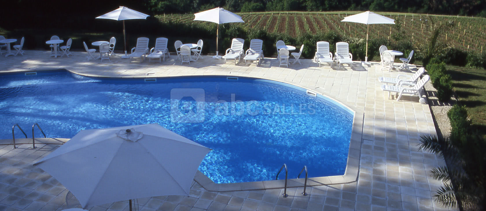 La piscine extérieure