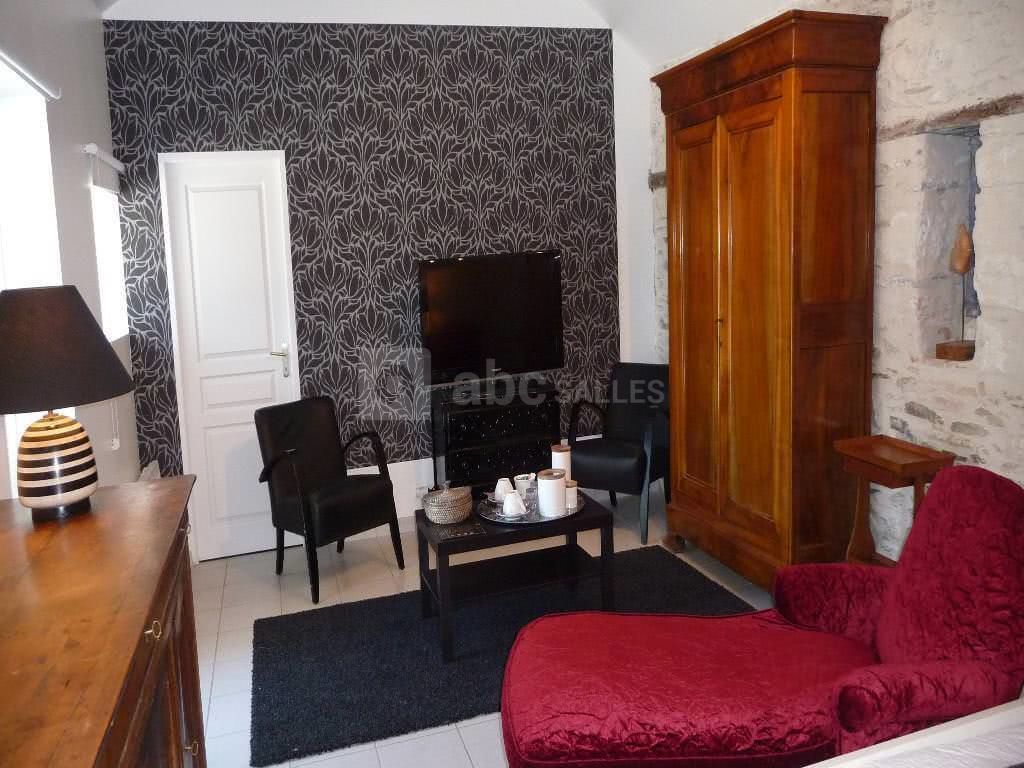Chambre d'hôtes blanche
