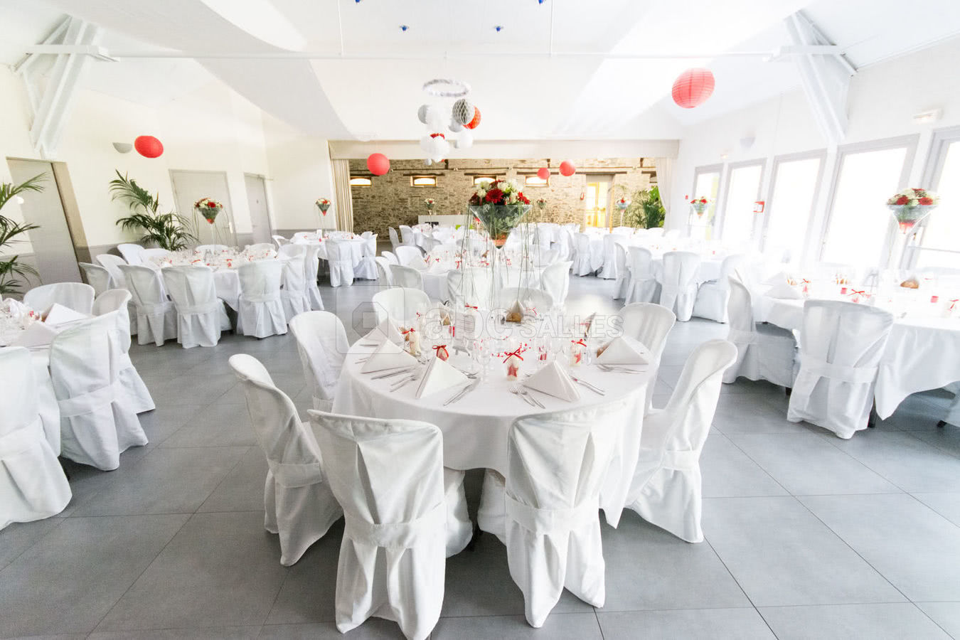 Exemple de mise en place pour un mariage