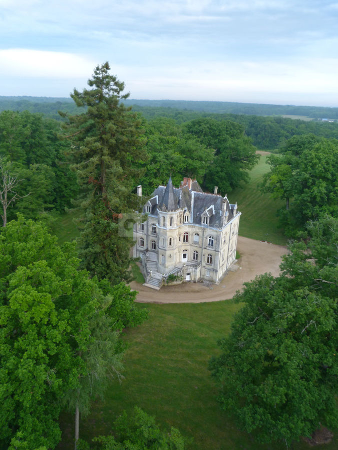 Vue aérienne facade sud