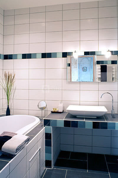 Salle de bain cannelle