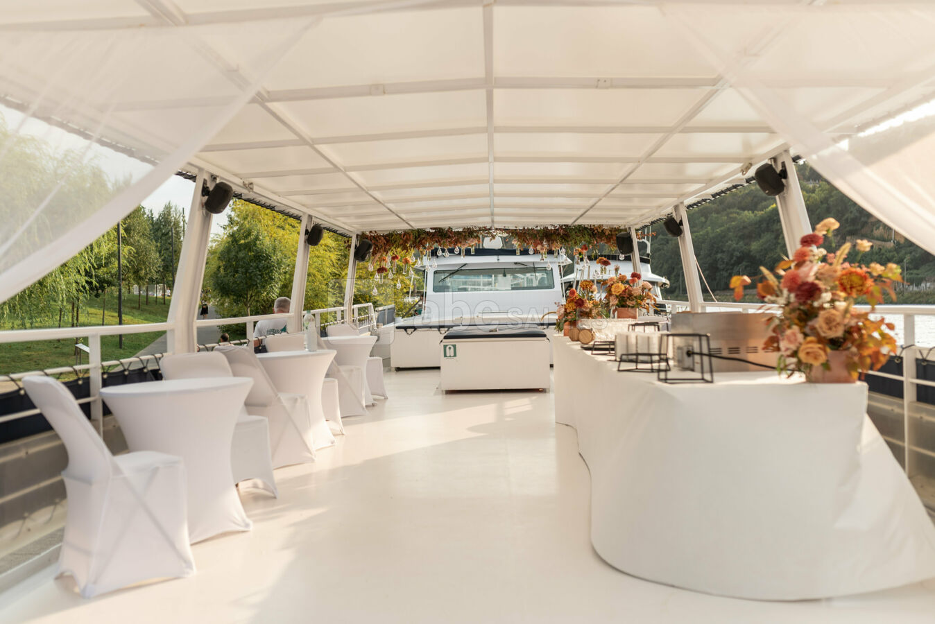 Espace extérieur du bateau Volupté