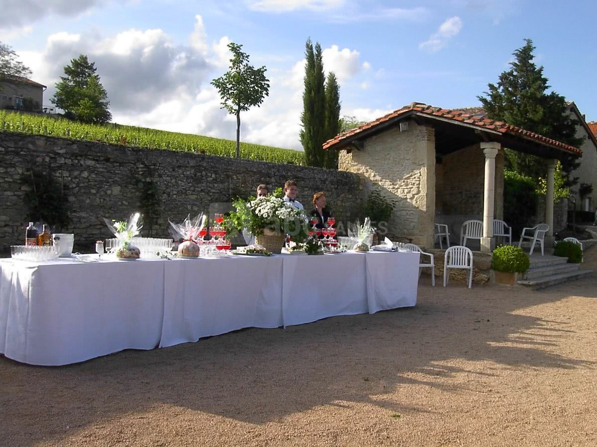 Buffet sur terrasse