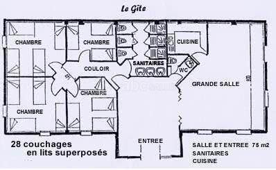 Plan du gîte