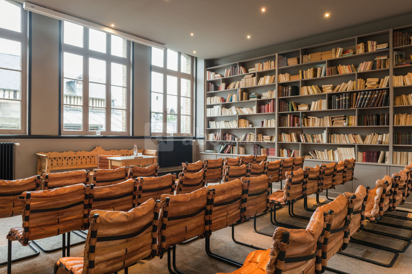 Le salon bibliothèque