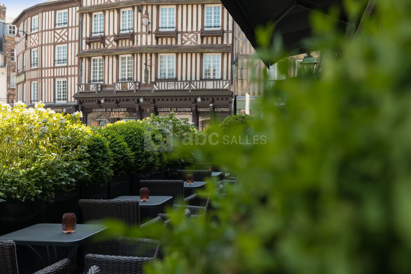 Terrasse du restaurant Tourbillon
