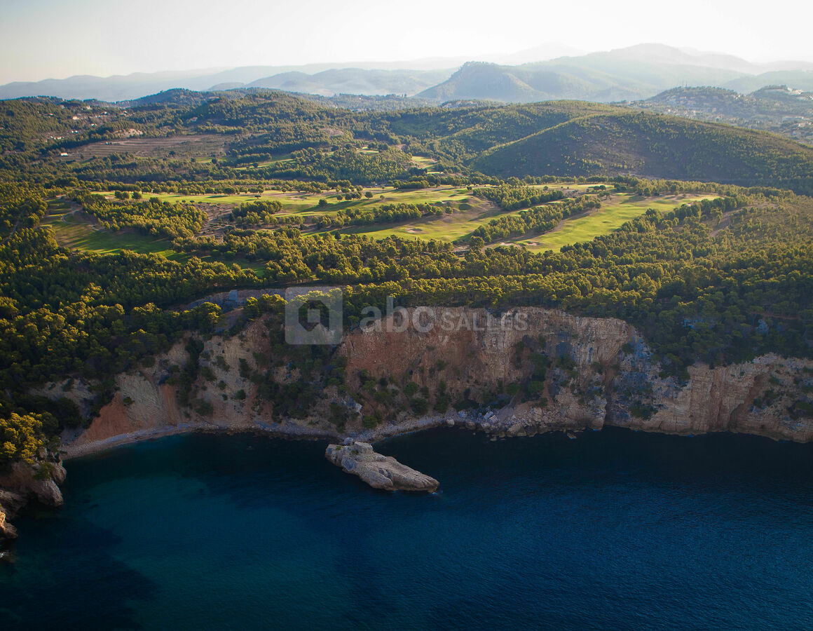 Vue aérienne du golf