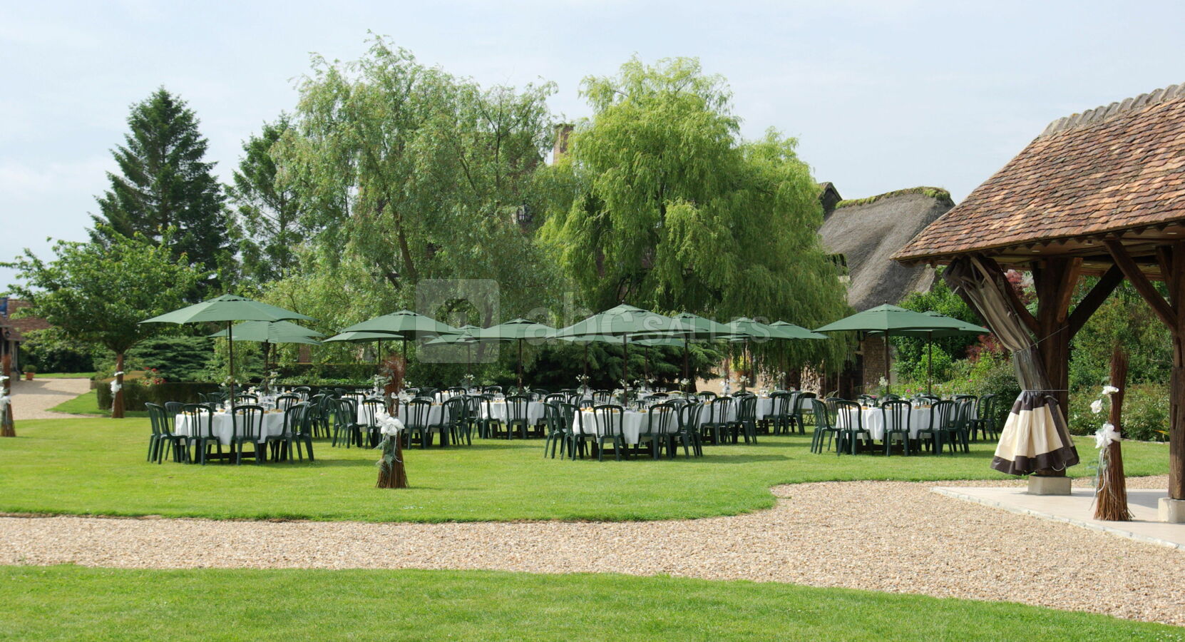 Barbecue jardin aux beaux jours