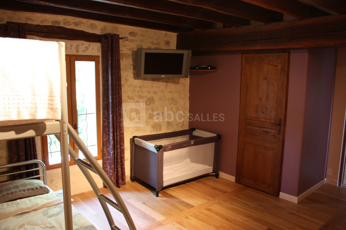 Dortoir enfants coquelicot