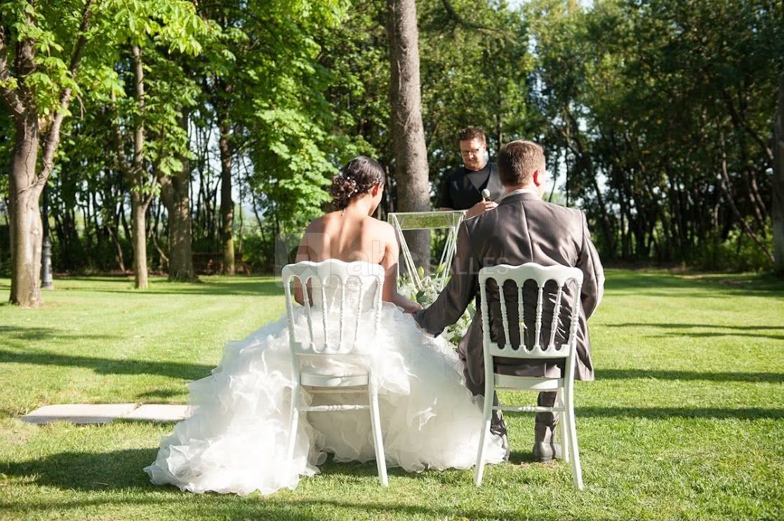 Cérémonie de mariage au domaine