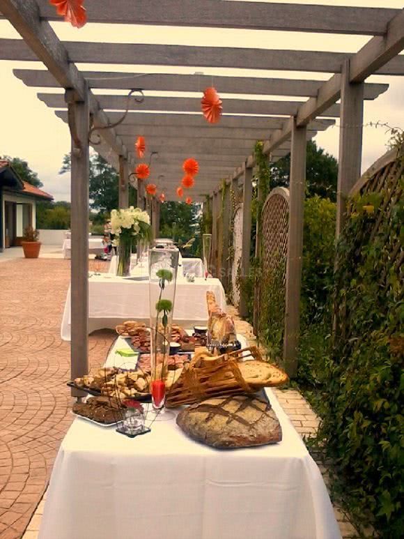 Buffet terrasse pergolas