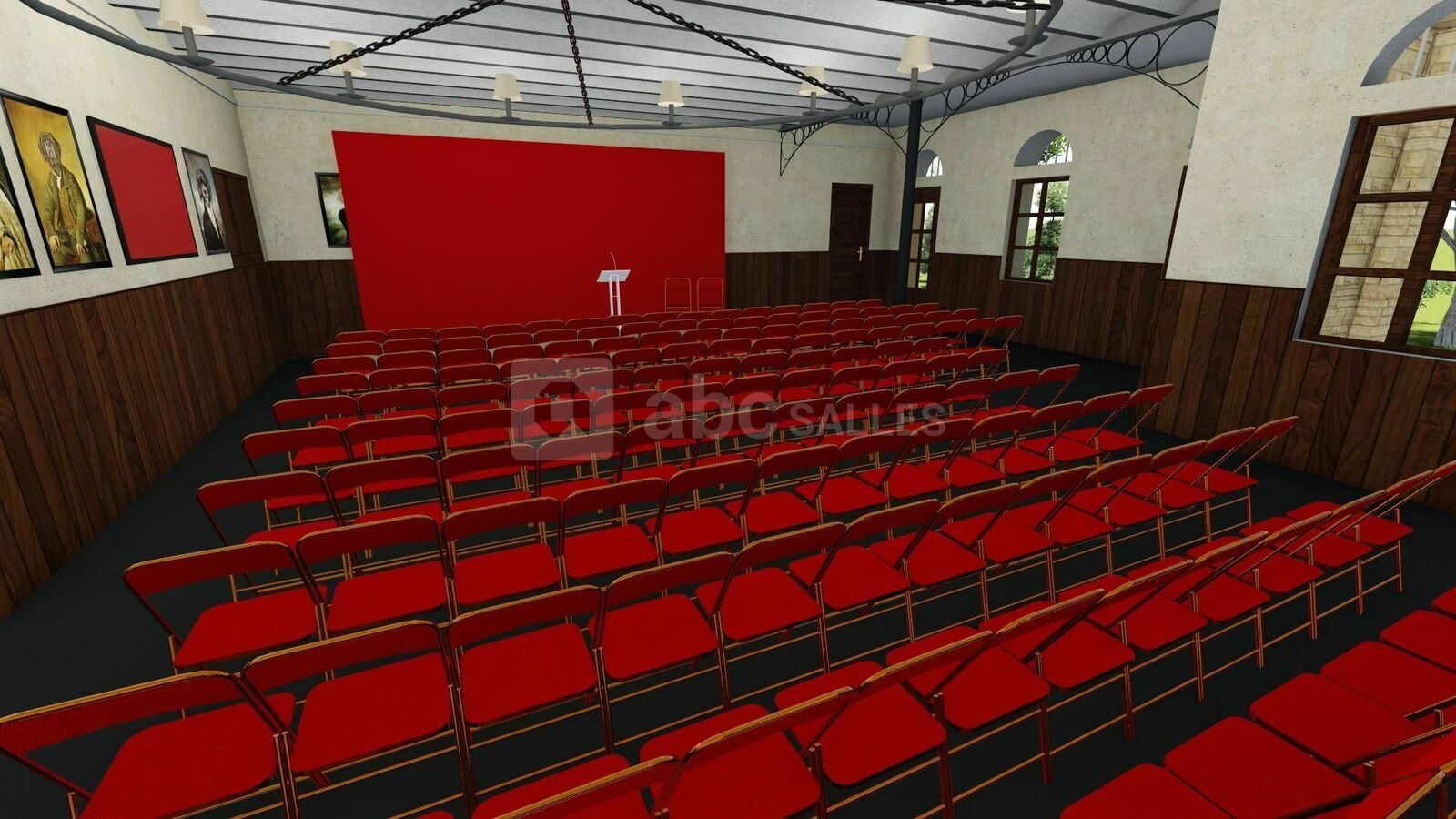 Les écuries : grande salle conférence