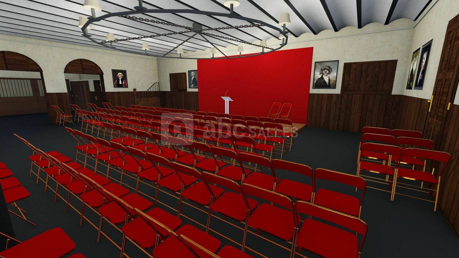 Les écuries : grande salle conférence