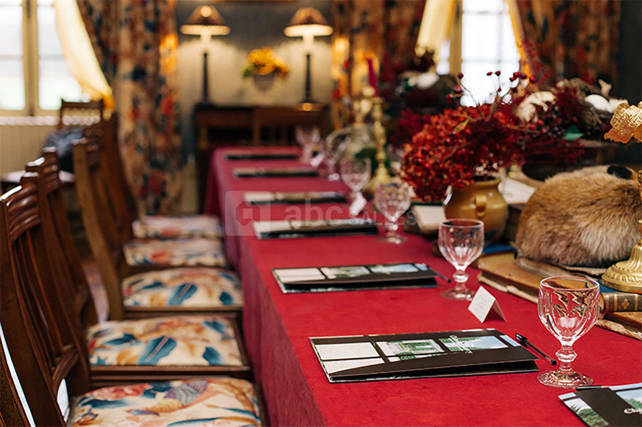 Table pour un événement professionnel