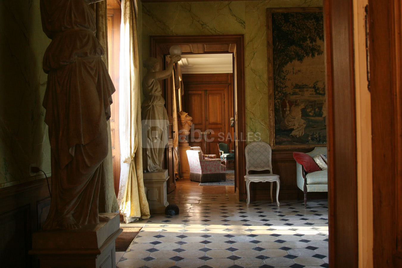 Les salons en enfilade