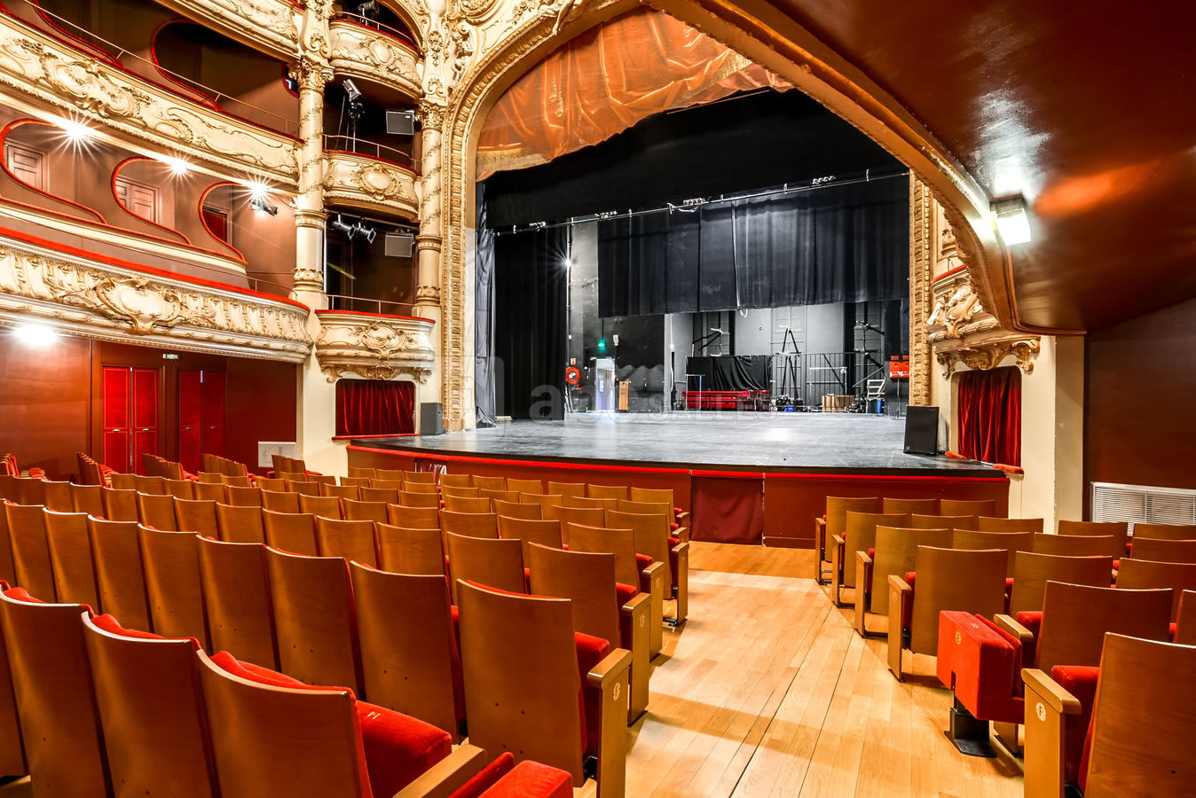 Vue de la salle de spectacle - Théâtre Gabrielle Dorziat