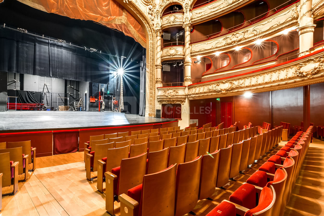 Vue de la salle de spectacle - Théâtre Gabrielle Dorziat