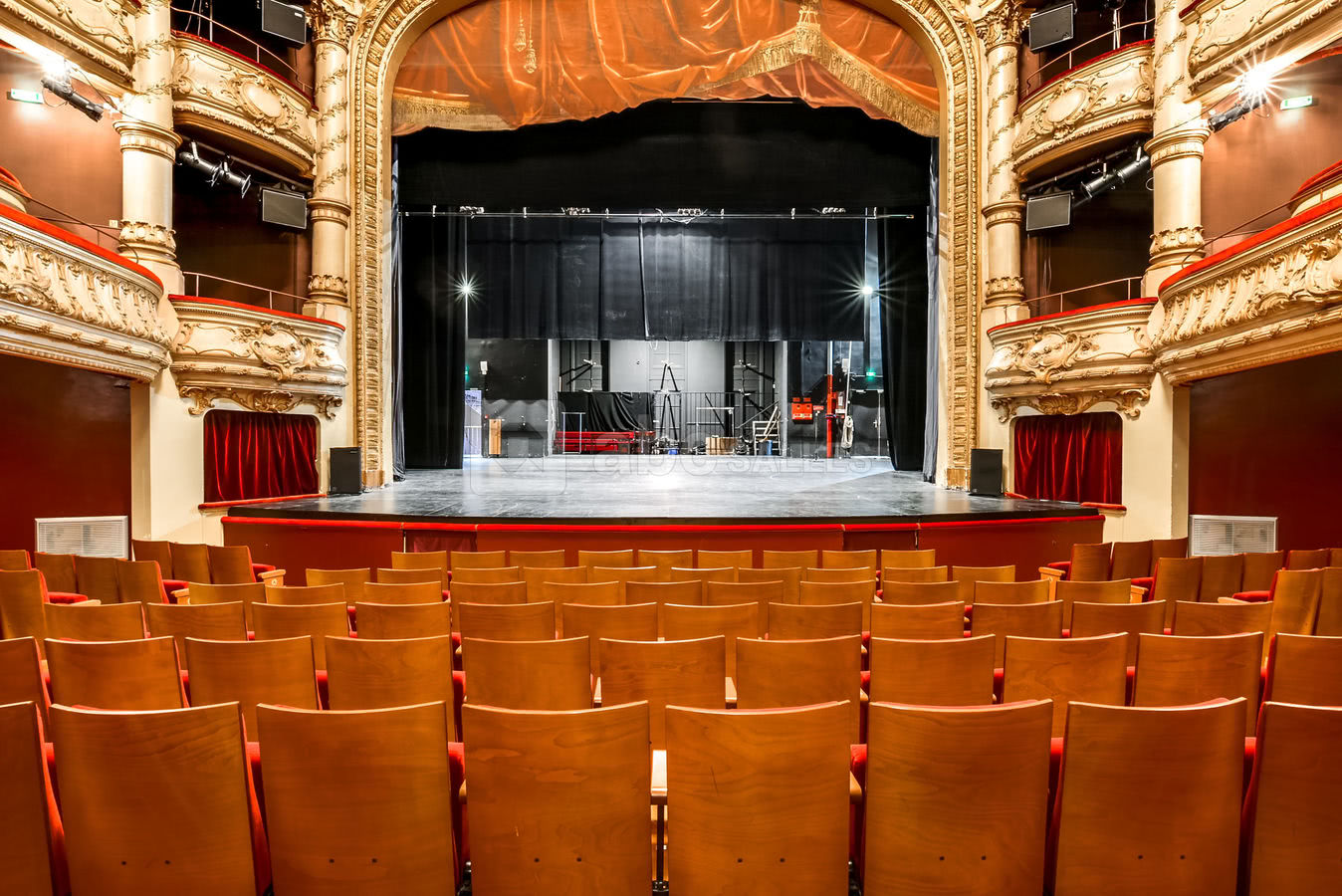 Vue de la salle de spectacle - Théâtre Gabrielle Dorziat