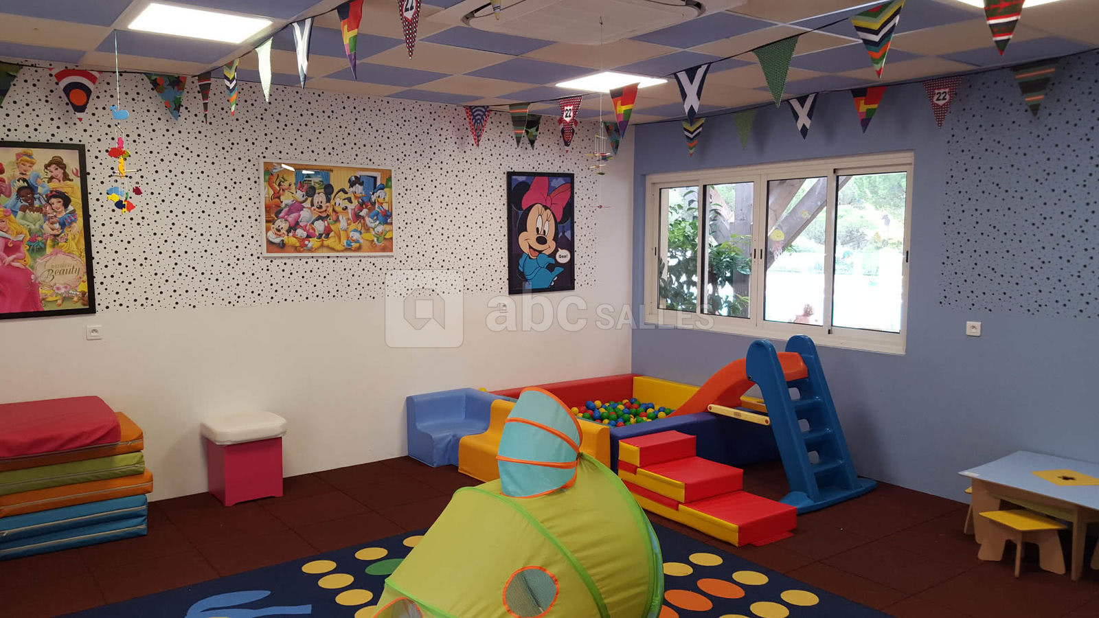 L'Espace jeux/TV pour les enfants