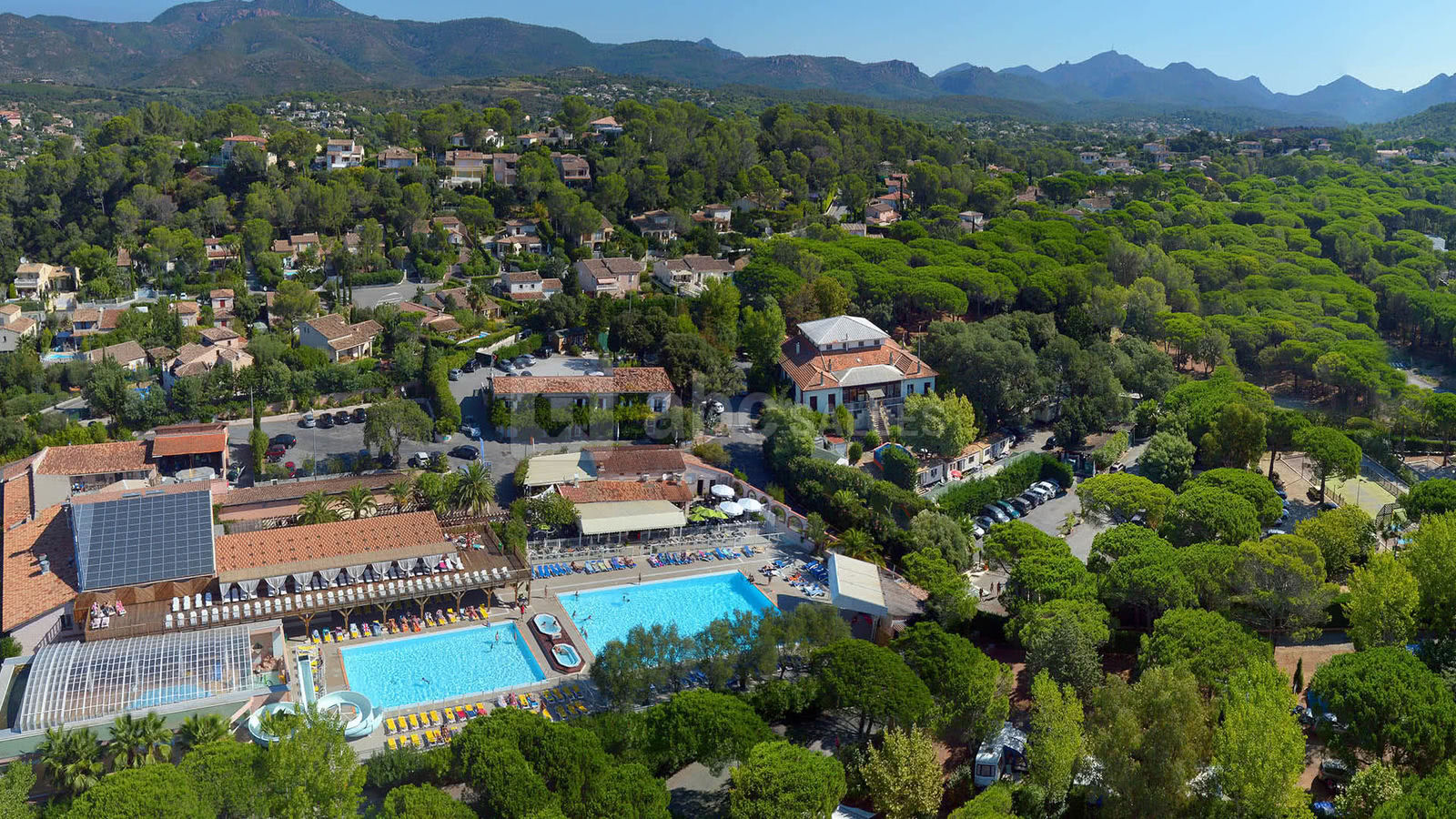 Le Domaine vue du ciel