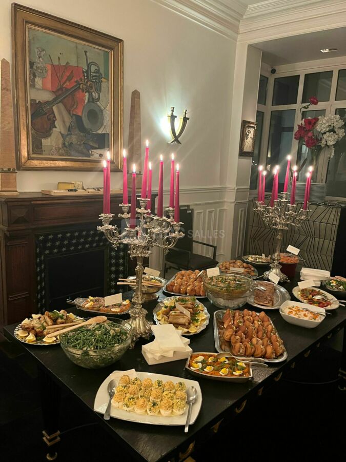 Buffet réalisé par le célébre chef étoilé Éric Frechon