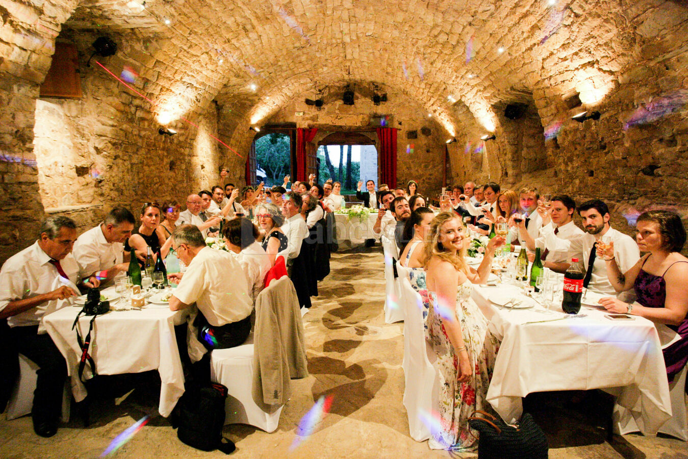 Banquet en intérieur