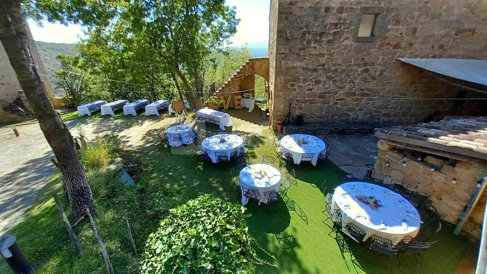 Banquet en extérieur