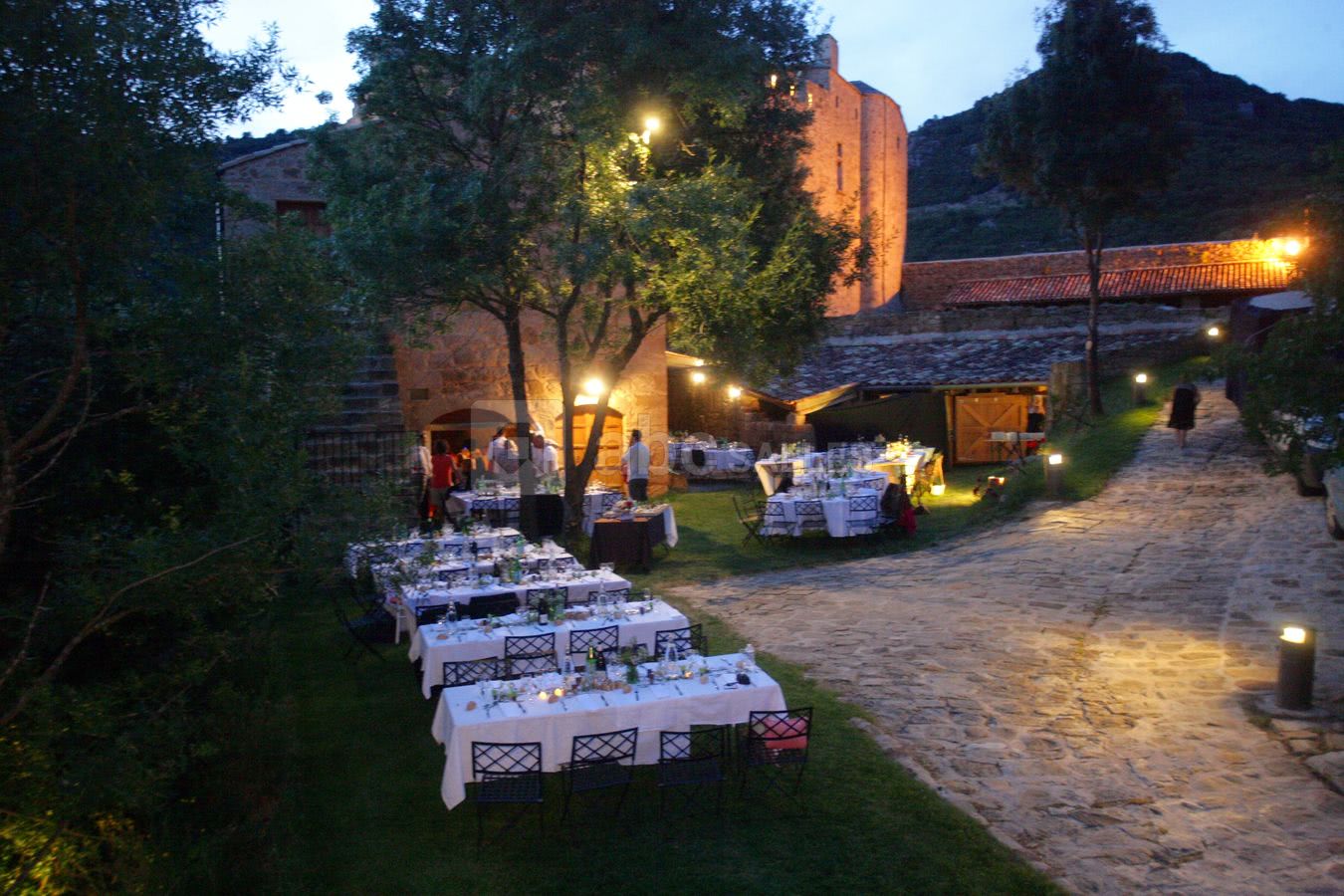 Banquet en extérieur
