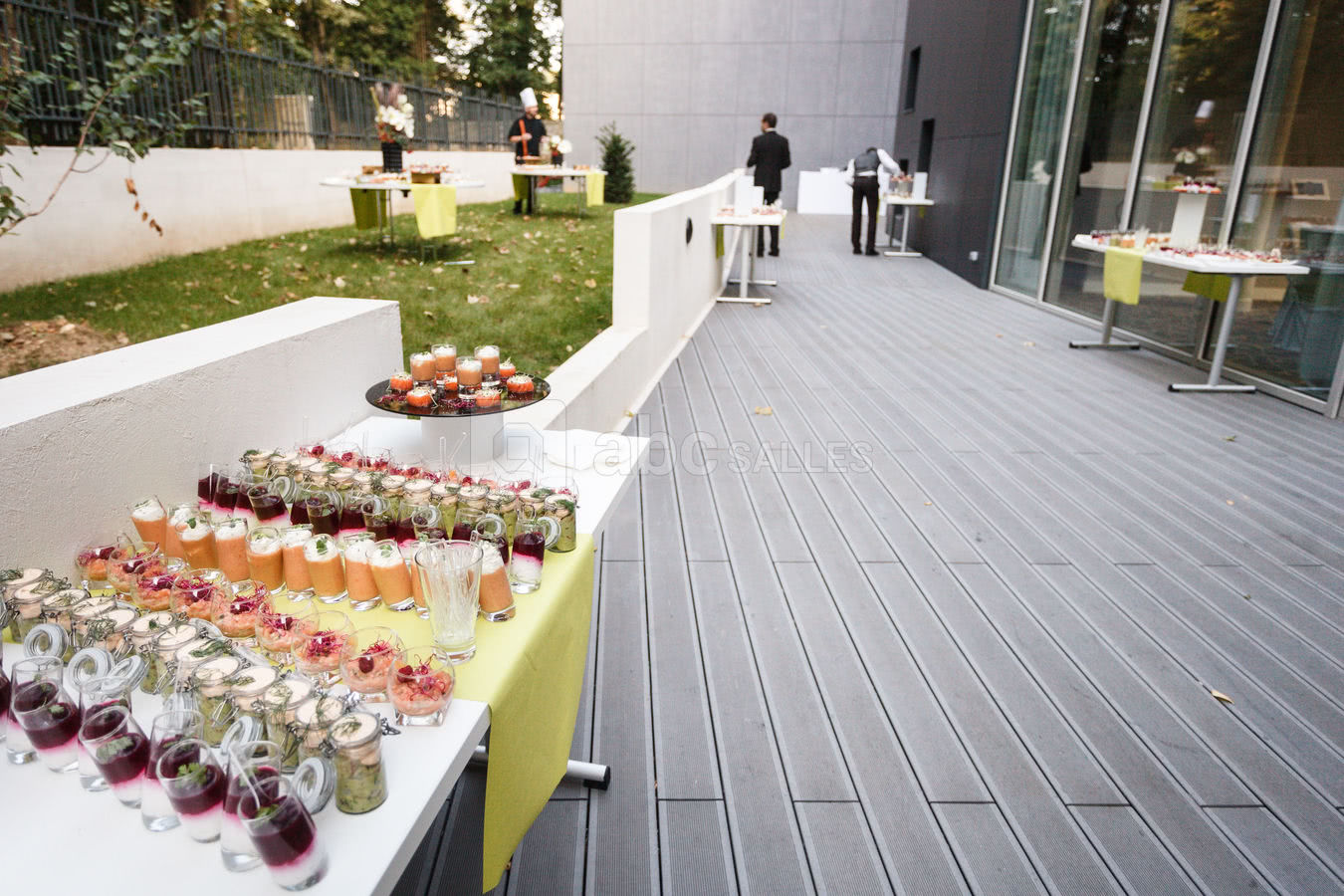 Buffet en terrasse