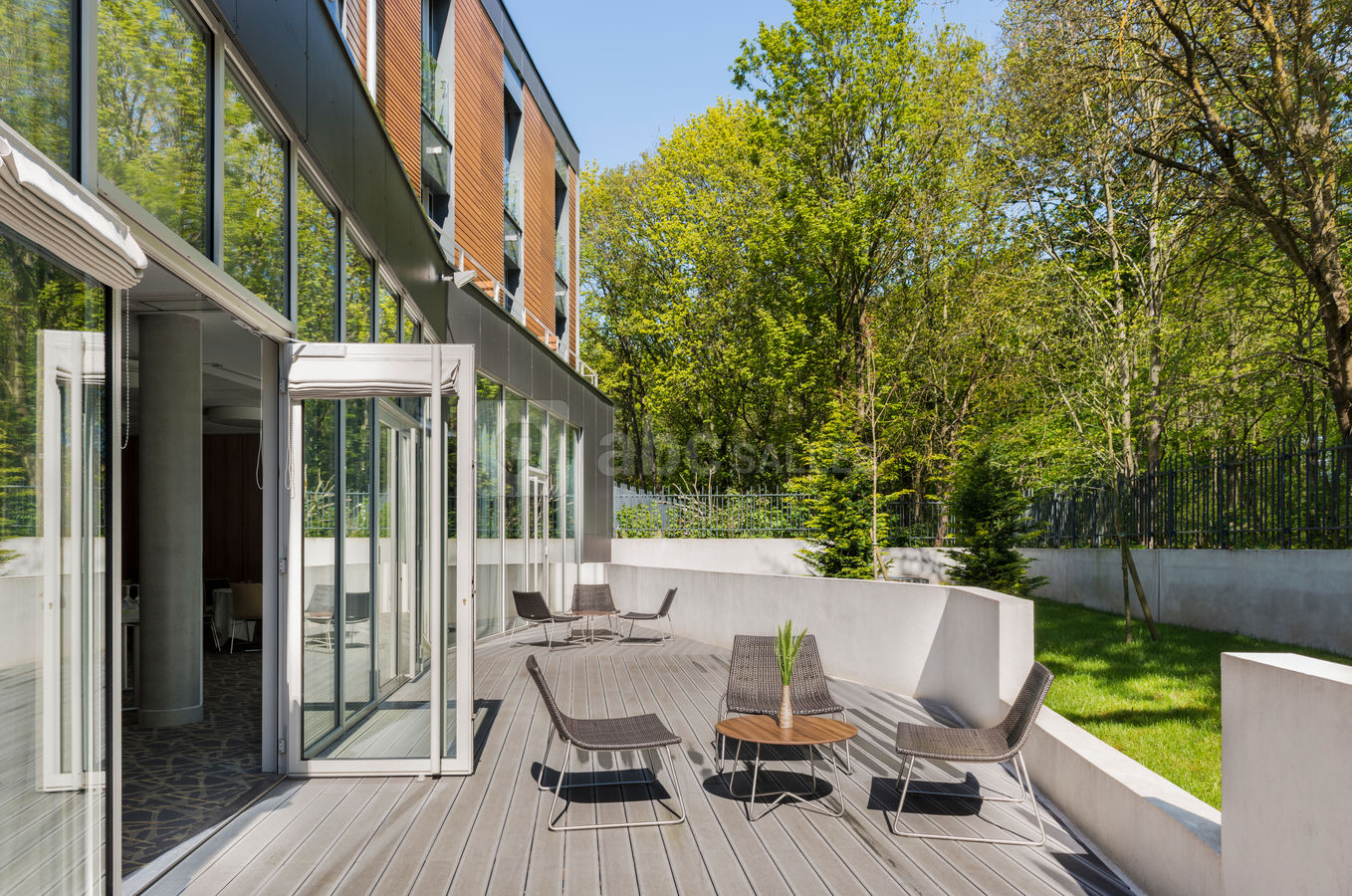 Terrasse forêt