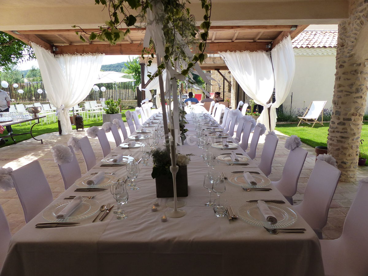 Table campagne mariage 40 pers
