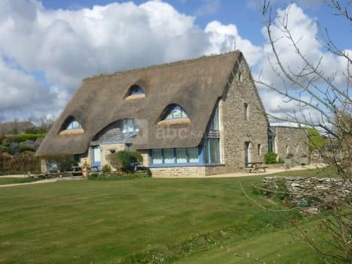 Vue générale de la chaumière coté hébergement