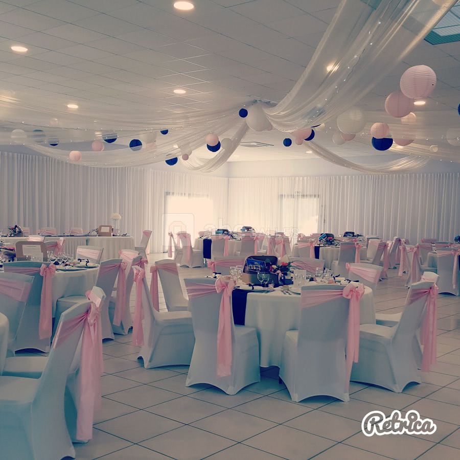 Mariage Bleu et Rose Poudré
