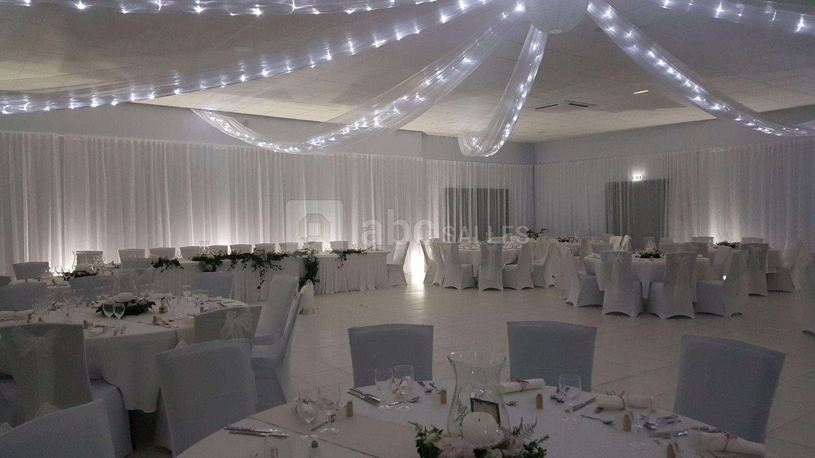 Voilage led plafond