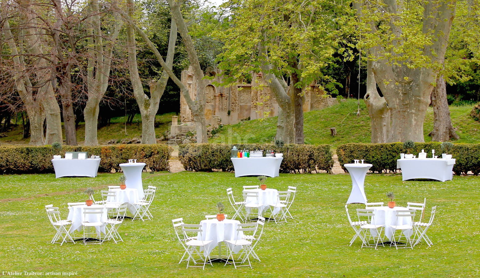 Brunch dans le parc avec l'atelier traiteur