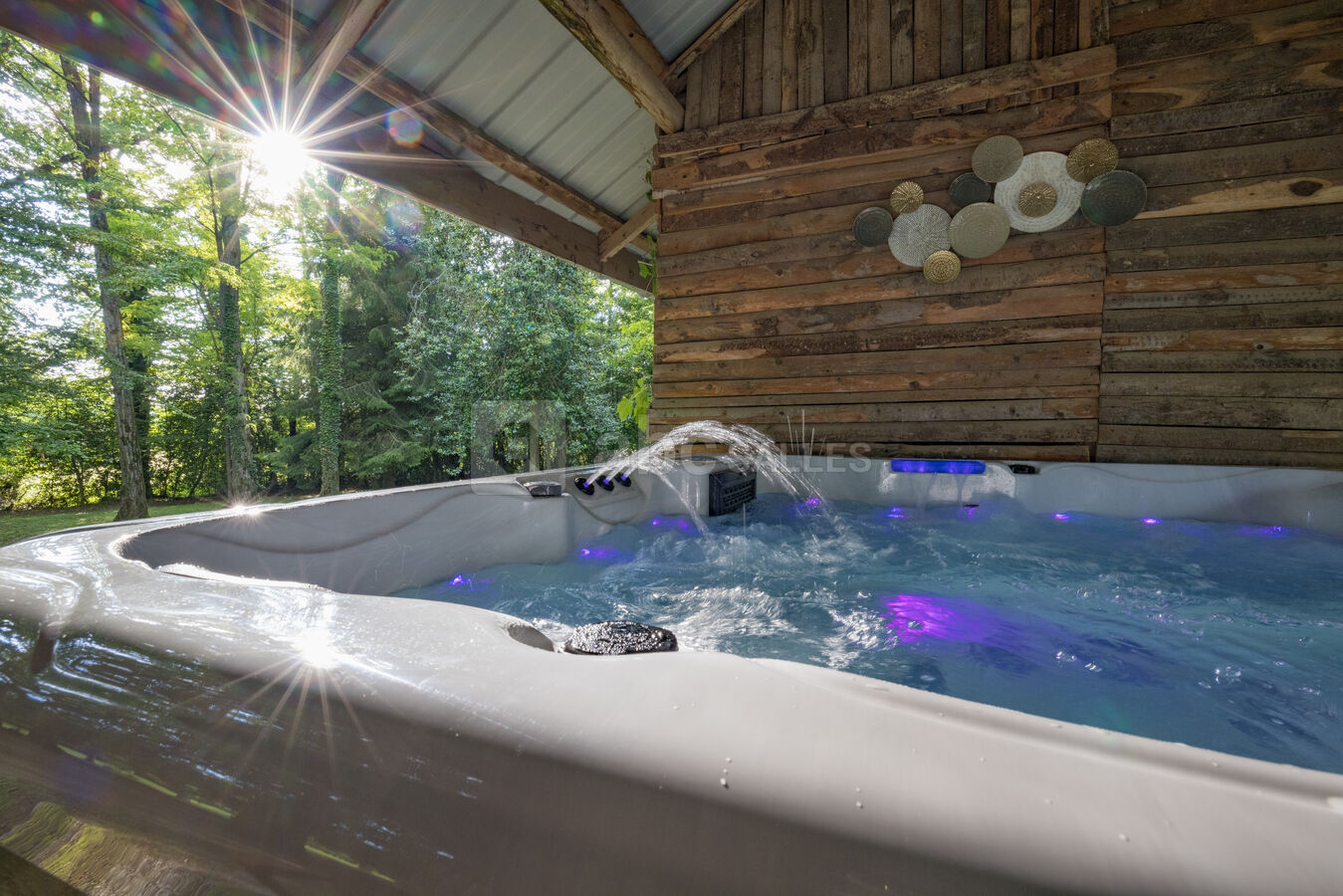 Jacuzzi chateau des ayes