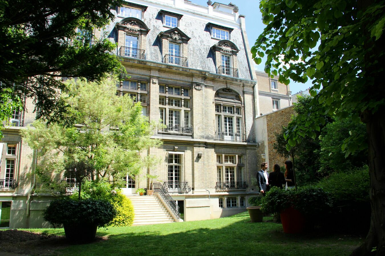 Le jardin privatif de l'Espace Hamelin