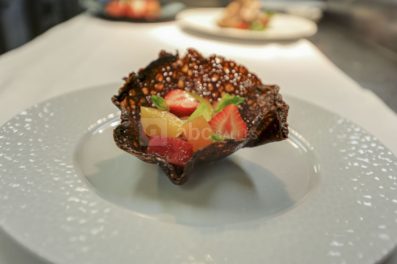 Dessert menu groupe