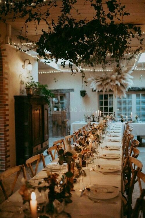 Table jardin d'hiver "Le Bazar à Pétales"