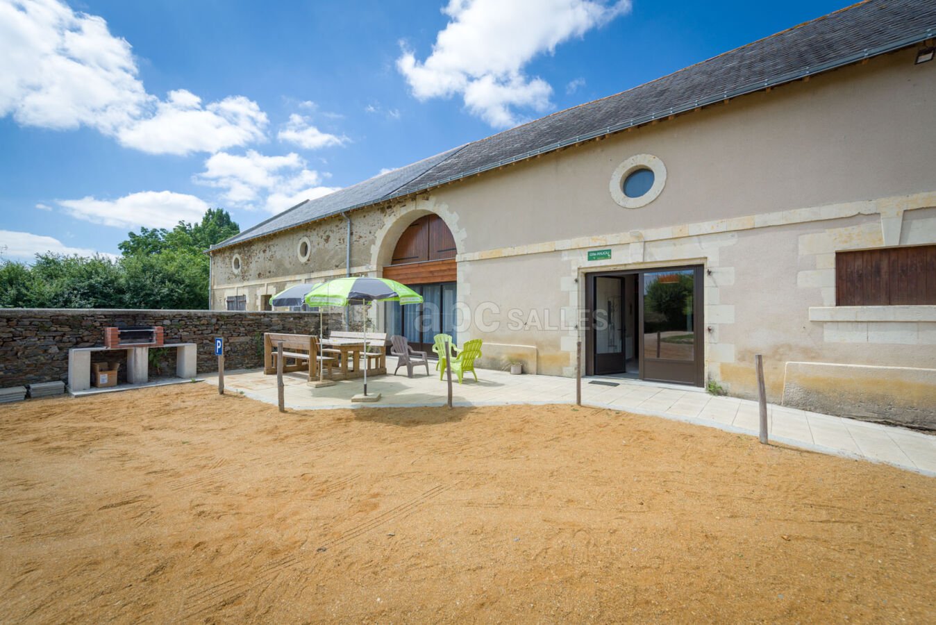 Gîte 8 pers. loué avec la salle