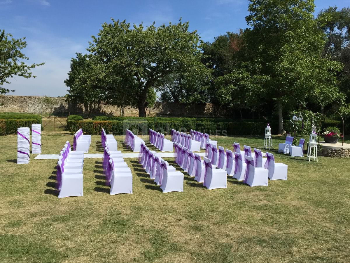 Création de la décoration d'une cérémonie laique en extérieur