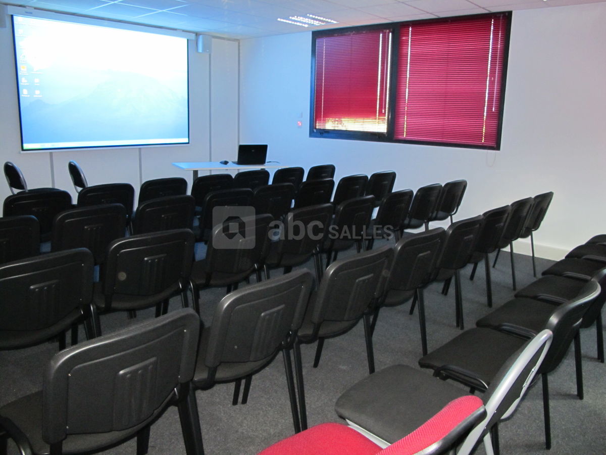 Presentation avec projection - video-projecteur/ecran integres