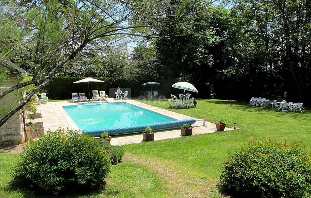 Espace piscine pour le brunch