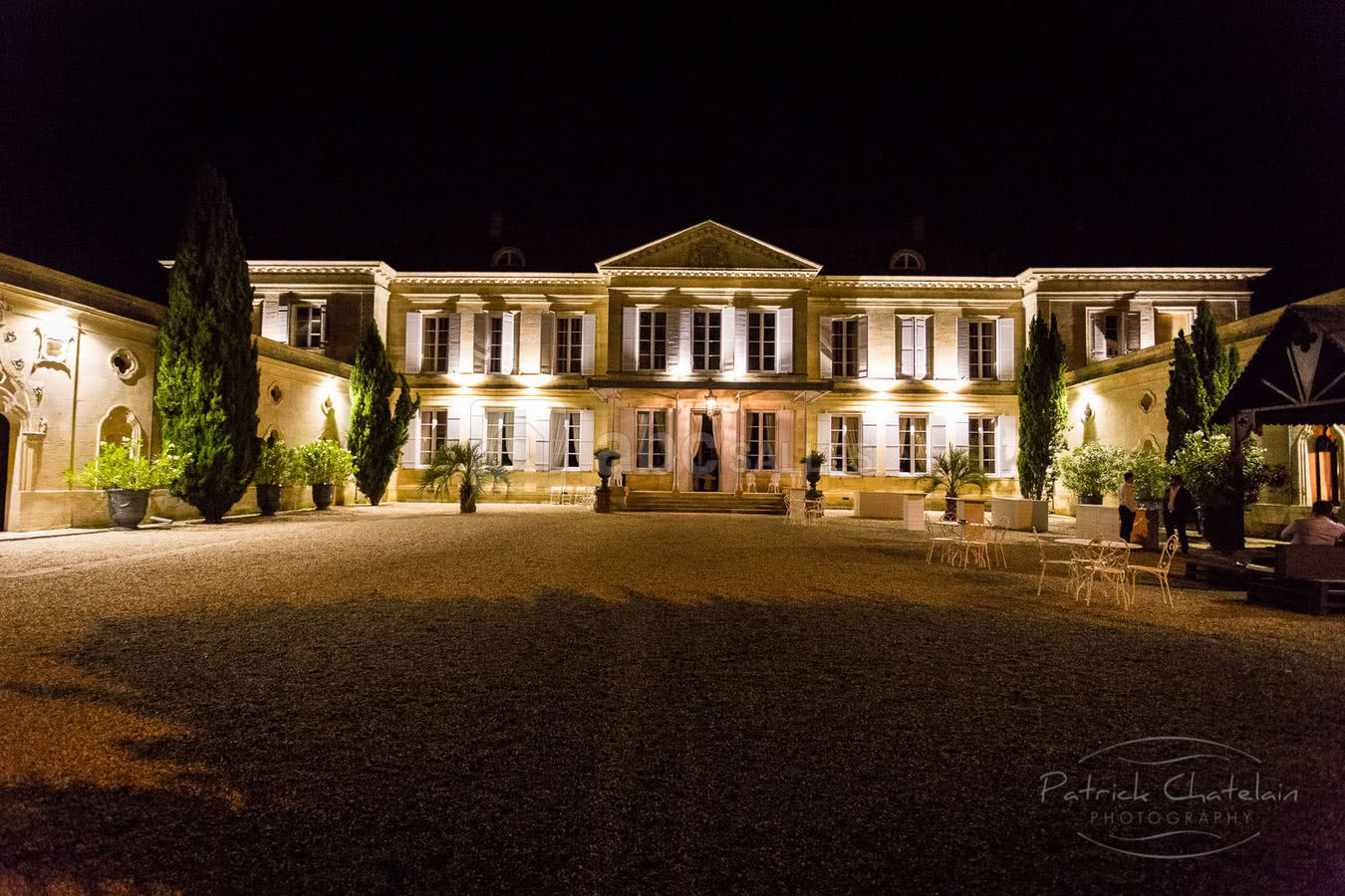La façade côté Garonne le Soir