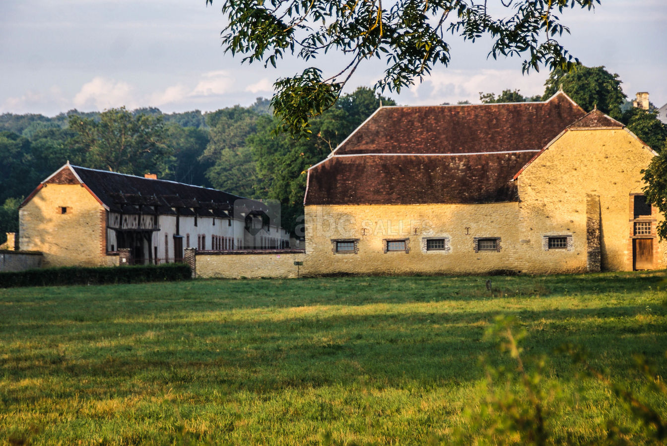 Vue de la cour de ferme